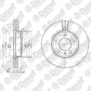 DELPHI BG9891T Fren Diski On (5d 308mm) T5 1.9tdi.2.0.2.5tdi 03-